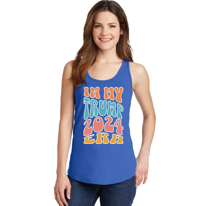 In My Trump 2024 Era Pro Trump Supporter Trump Gift Ladies Essential Tank