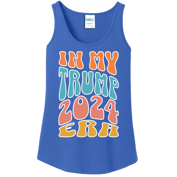 In My Trump 2024 Era Pro Trump Supporter Trump Gift Ladies Essential Tank