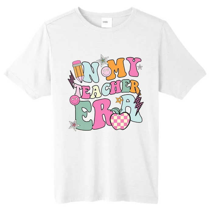 In My Teaching Era Best Teacher Appreciation Retro Groovy ChromaSoft Performance T-Shirt