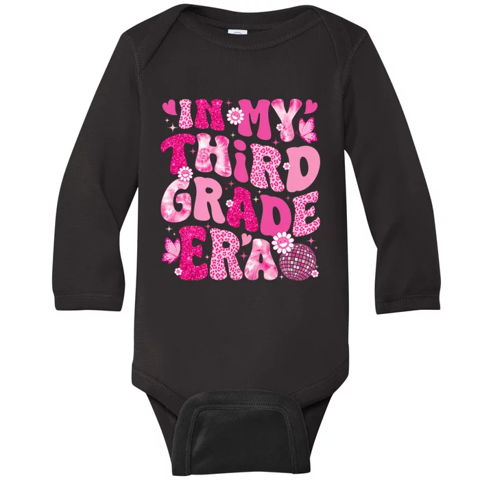 In My Third Grade Era Teachers Women Back To School Baby Long Sleeve Bodysuit