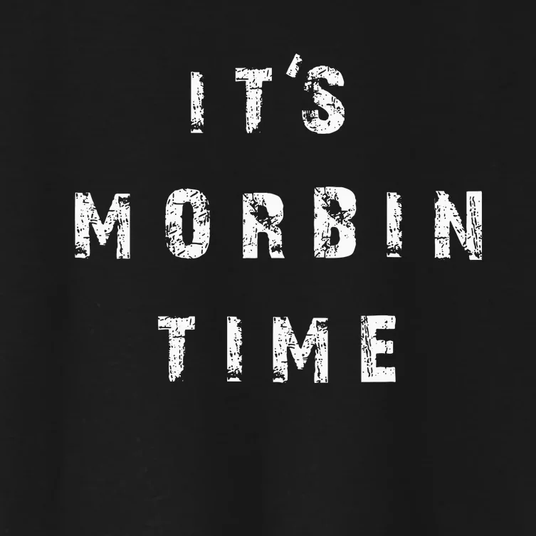 ItS Morbin Time Meme Women's Crop Top Tee