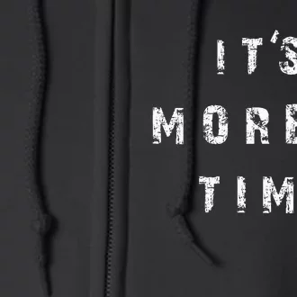 ItS Morbin Time Meme Full Zip Hoodie