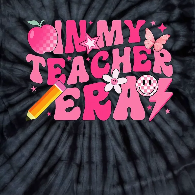 In My Teacher Era Back To School Retro Back To School Retro Tie-Dye T-Shirt