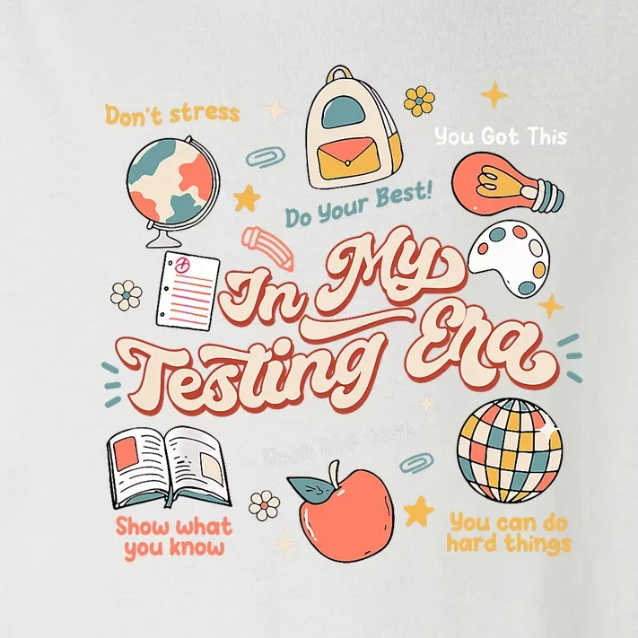 In My Testing Era Teachers Student Rock The Test Testing Day Toddler Long Sleeve Shirt