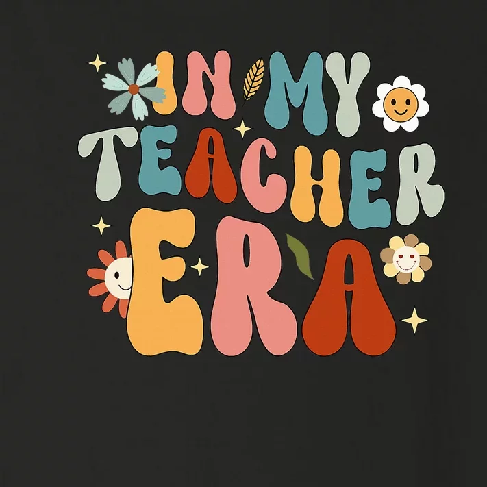 In My Teacher Era First Day Of School Back To School Retro Toddler Long Sleeve Shirt