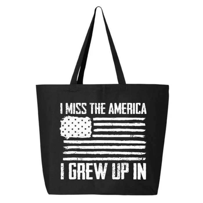 i miss the america i grew up in 25L Jumbo Tote