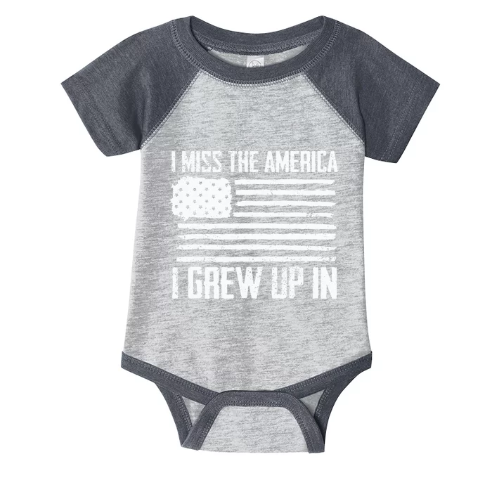 i miss the america i grew up in Infant Baby Jersey Bodysuit