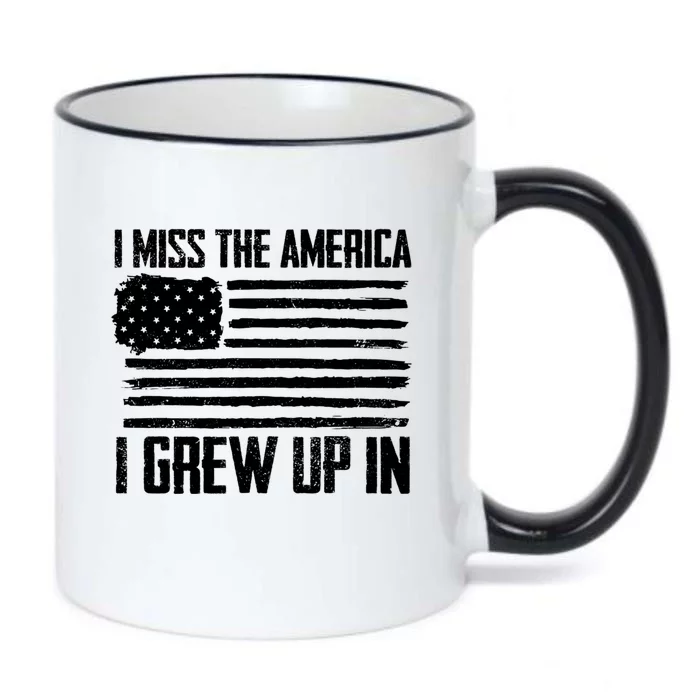 I Miss The America I Grew Up In Gift Black Color Changing Mug