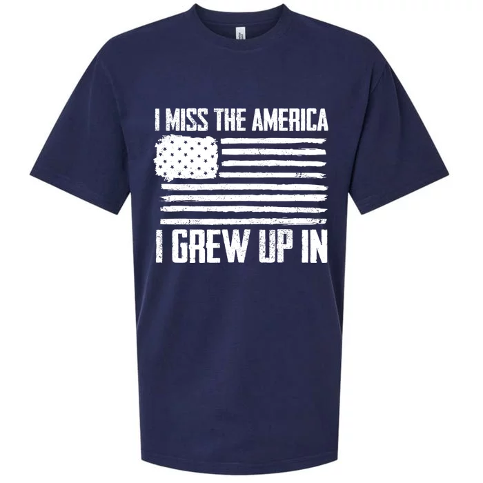 I Miss The America I Grew Up In Gift Sueded Cloud Jersey T-Shirt