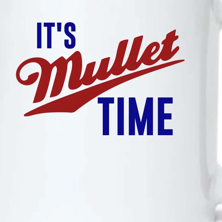 It’s Mullet Time, Funny Redneck Mullet Black Color Changing Mug