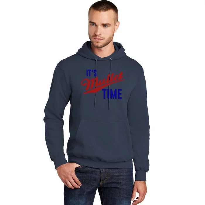 It’s Mullet Time, Funny Redneck Mullet Tall Hoodie