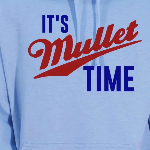 It’s Mullet Time, Funny Redneck Mullet Unisex Surf Hoodie