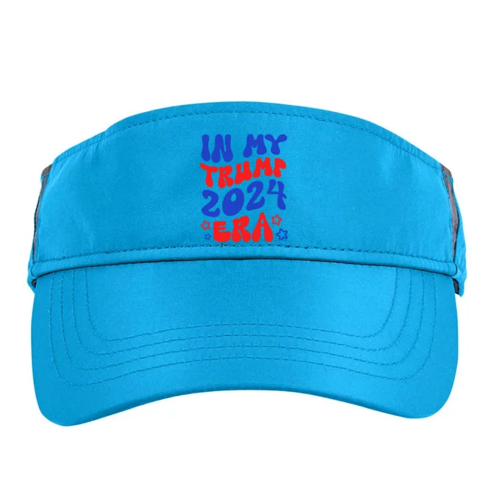 In My Trump 2024 Era Groovy Trump 2024 Election Retro Trump Gift Adult Drive Performance Visor