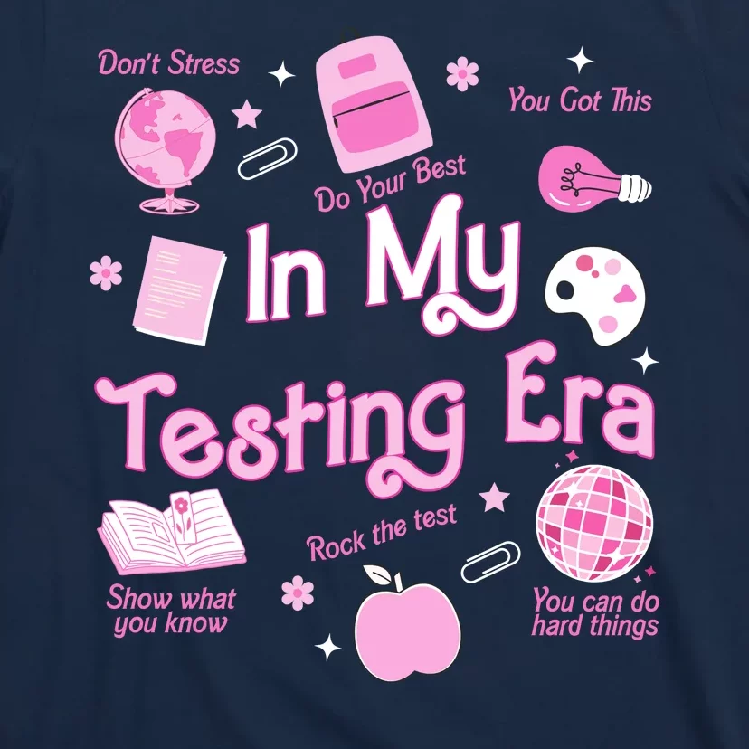 In My Testing Era Teachers Student Rock Testing Day T-Shirt