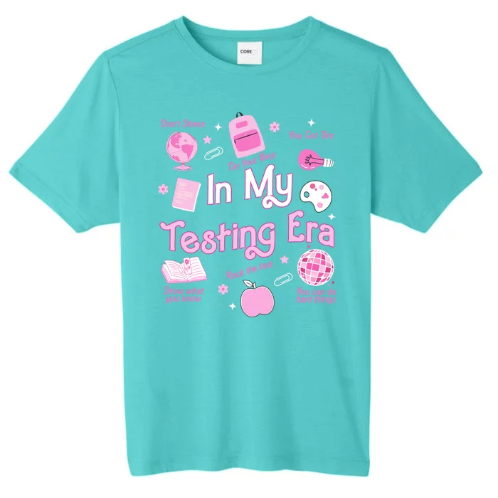 In My Testing Era Teachers Student Rock Testing Day ChromaSoft Performance T-Shirt