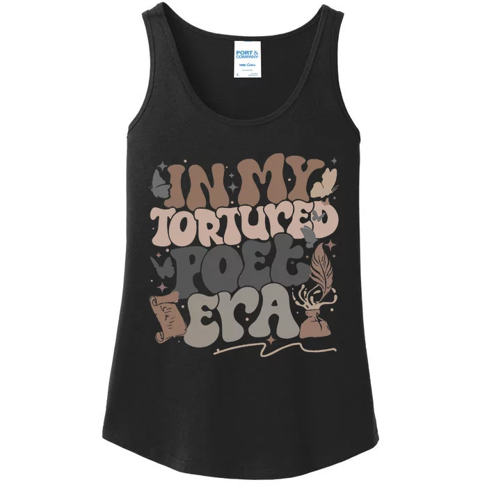 In My Tortured Era Funny In My Poets Era Ladies Essential Tank