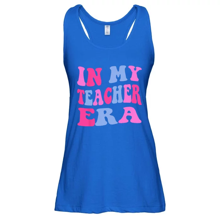 In My Teacher Era Teaching Student Teacher Appreciation Ladies Essential Flowy Tank