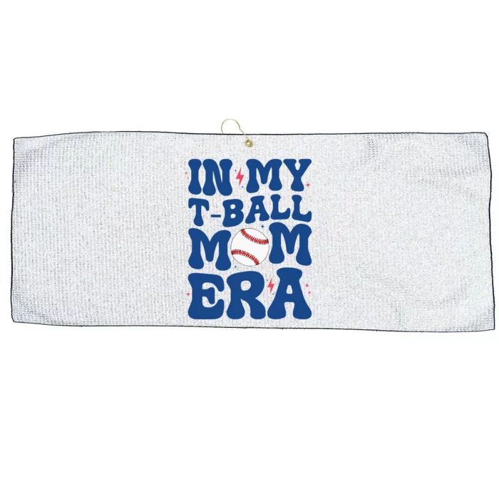 In My Tball Mom Era Tball Mom MotherS Day Large Microfiber Waffle Golf Towel