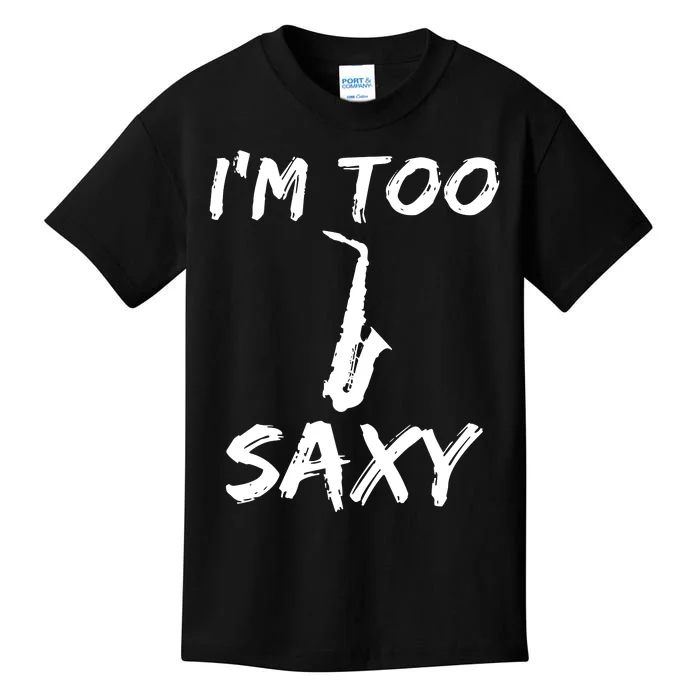 I M Too Saxy Christmas Gift Idea Kids T-Shirt