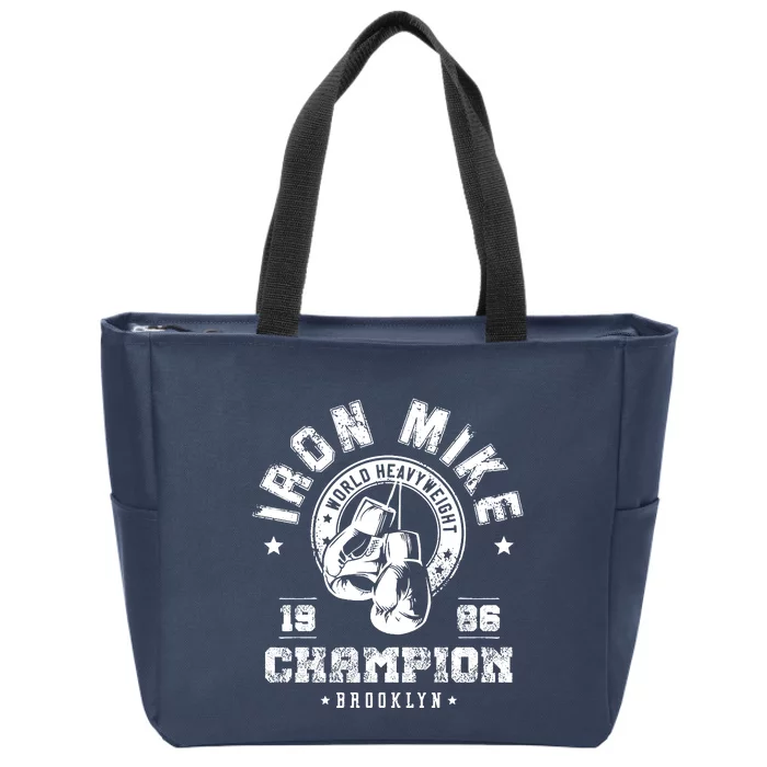 Iron Mike Tyson World Heavyweight Champion Zip Tote Bag