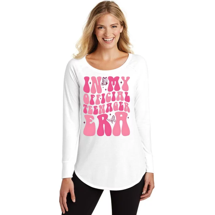 In My Teenager Era 13th Birthday Women's Perfect Tri Tunic Long Sleeve Shirt