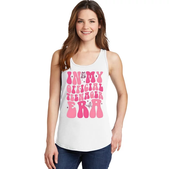 In My Teenager Era 13th Birthday Ladies Essential Tank