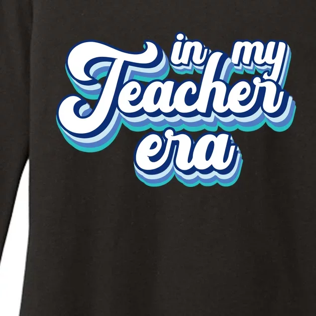 In My Teacher Era Retro Style Womens CVC Long Sleeve Shirt