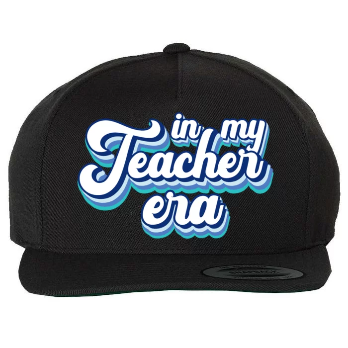 In My Teacher Era Retro Style Wool Snapback Cap