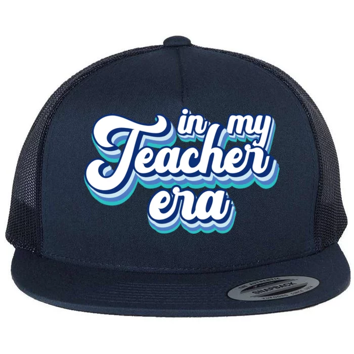 In My Teacher Era Retro Style Flat Bill Trucker Hat