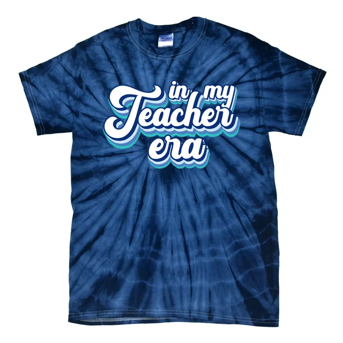 In My Teacher Era Retro Style Tie-Dye T-Shirt