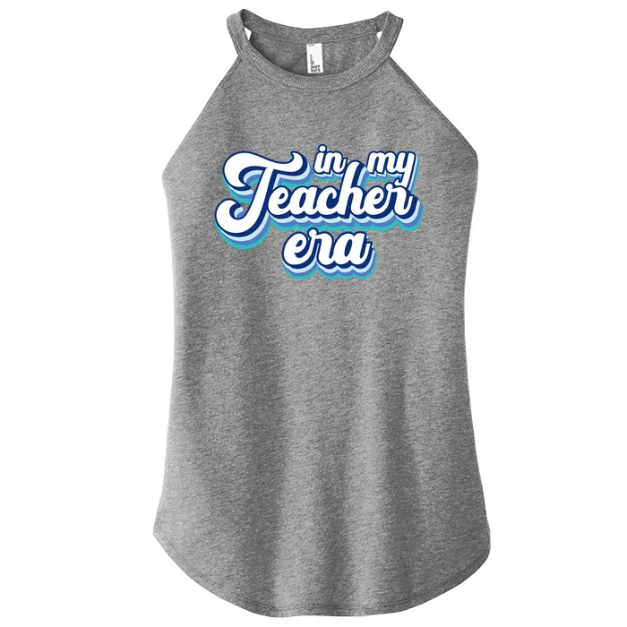 In My Teacher Era Retro Style Women’s Perfect Tri Rocker Tank