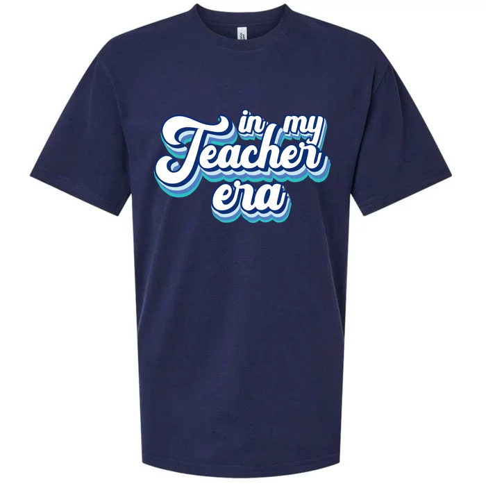 In My Teacher Era Retro Style Sueded Cloud Jersey T-Shirt