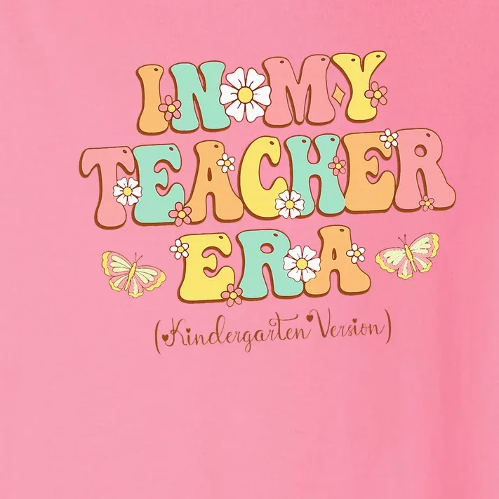 In My Teacher Era Kindergarten Version Retro Back To School Toddler Long Sleeve Shirt