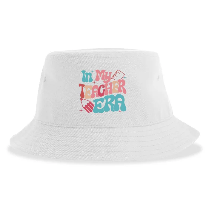 In My Teacher Era Teacher Back To School Teacher Era Teacher Appreciate Sustainable Bucket Hat