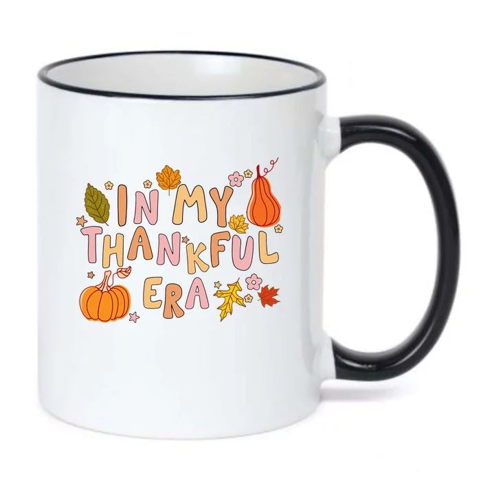 In My Thankful Era Halloween Friend Sister Halloween Meaningful Gift Black Color Changing Mug