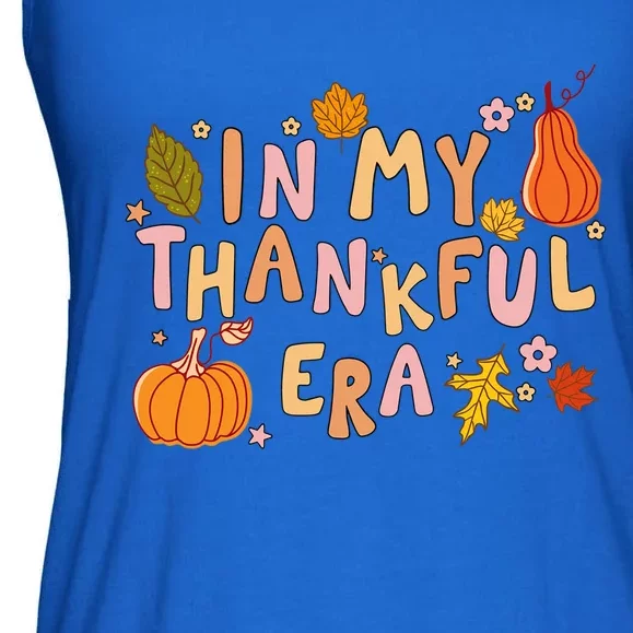 In My Thankful Era Halloween Friend Sister Halloween Meaningful Gift Ladies Essential Flowy Tank