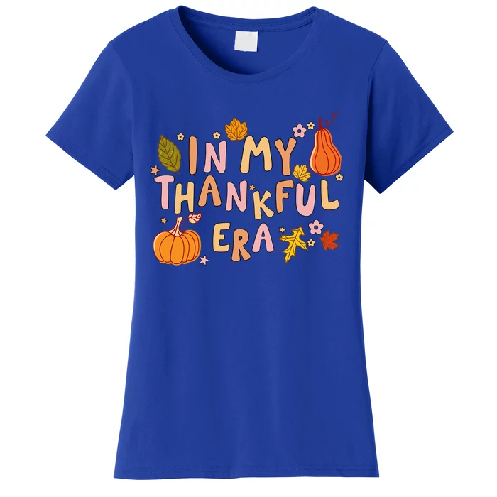 In My Thankful Era Halloween Friend Sister Halloween Meaningful Gift Women's T-Shirt