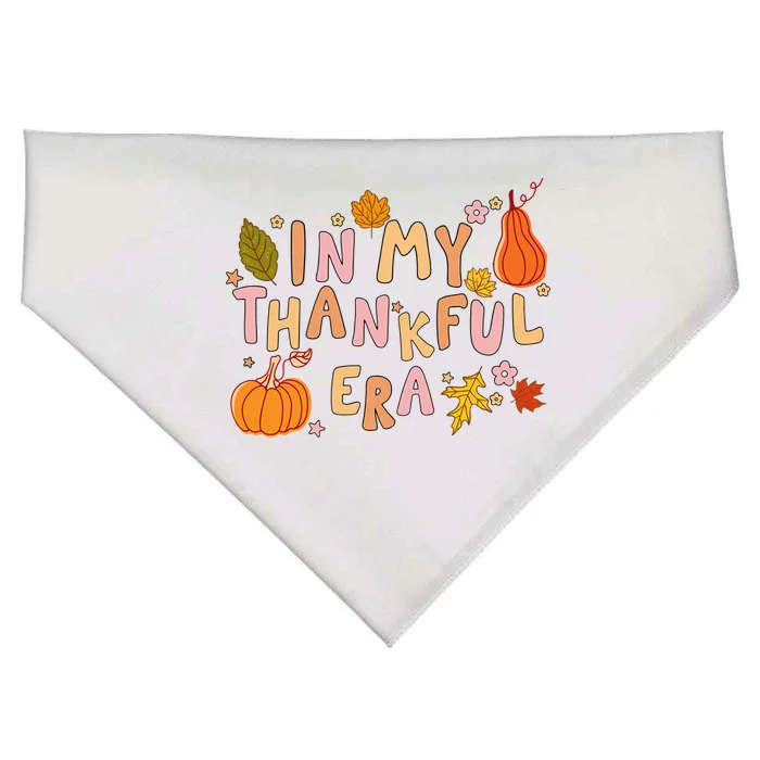 In My Thankful Era Halloween Friend Sister Halloween Meaningful Gift USA-Made Doggie Bandana