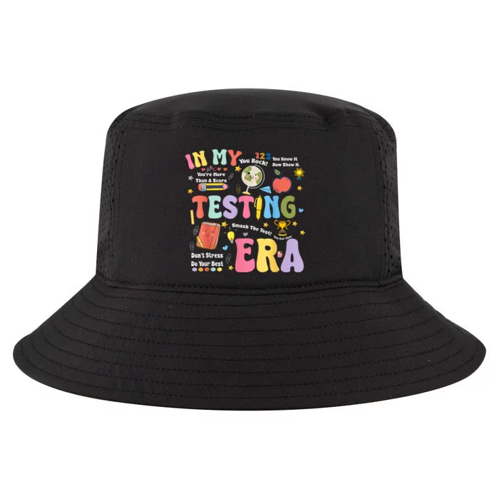 In My Testing Era Motivational Testing Day Funny Teacher Cool Comfort Performance Bucket Hat