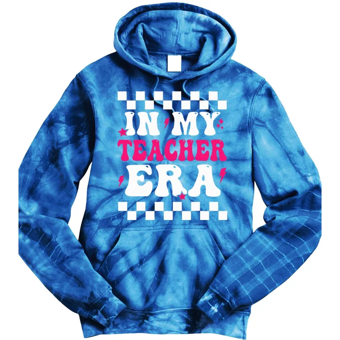 In My Teacher Era First Day Of School Teacher Back To School Tie Dye Hoodie