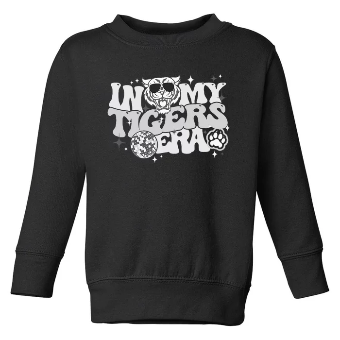 In My Tigers Era Back To School Mascot Spirit Game Toddler Sweatshirt