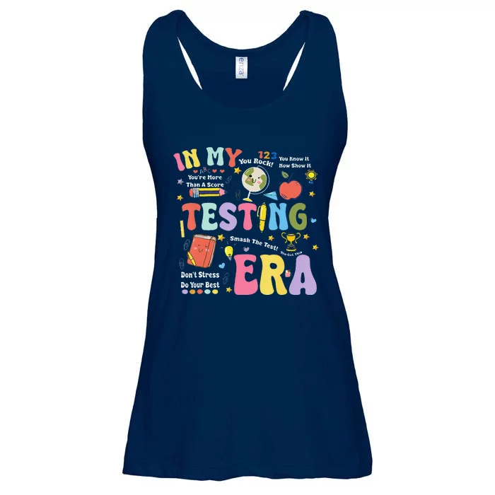 In My Testing Era Motivational Testing Day Funny Teacher Ladies Essential Flowy Tank