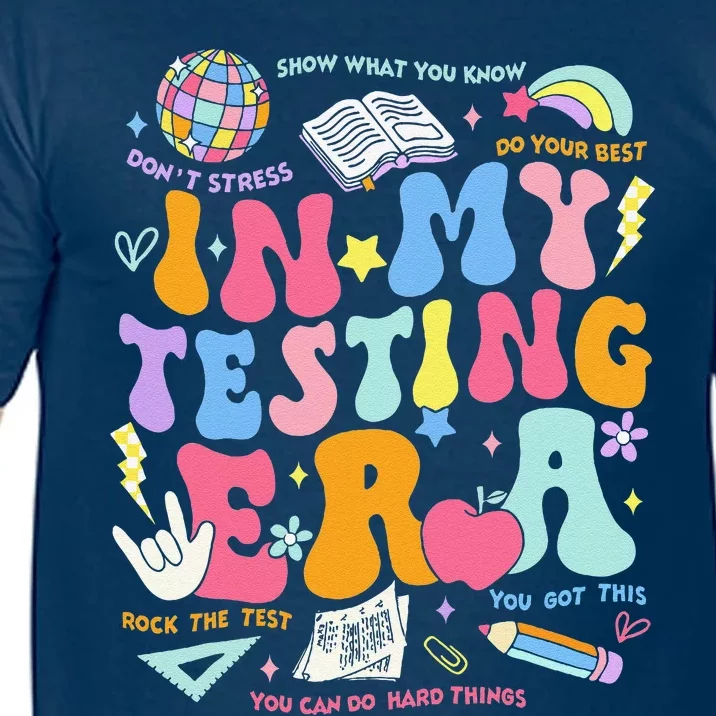 In My Testing Era Teachers Student Rock The Test Testing Day Comfort Colors T-Shirt