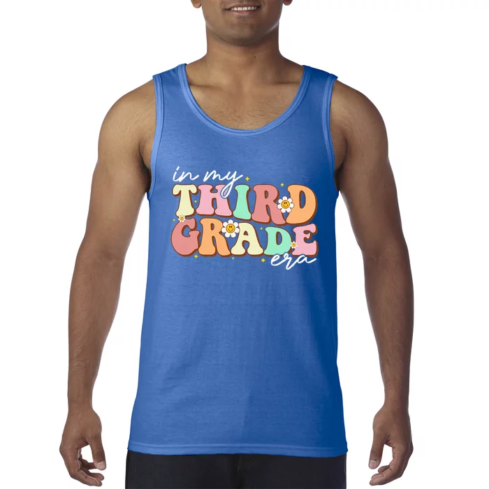 In My Third Grade Era Retro Back To School Teacher Student Tank Top