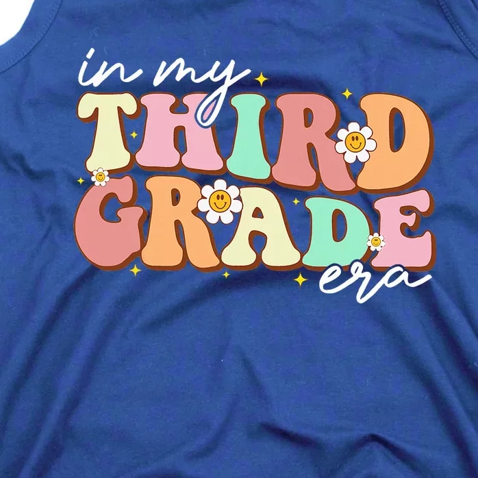 In My Third Grade Era Retro Back To School Teacher Student Tank Top