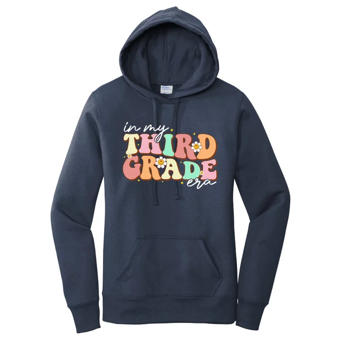 In My Third Grade Era Retro Back To School Teacher Student Women's Pullover Hoodie