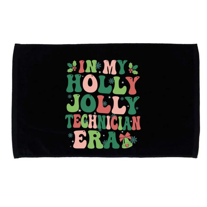 In My Technician Era Christmas Party Season Pjm Occupation Great Gift Microfiber Hand Towel