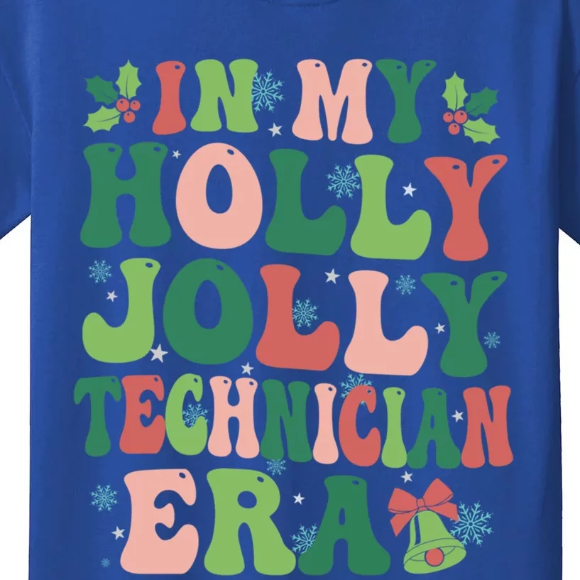 In My Technician Era Christmas Party Season Pjm Occupation Great Gift Kids T-Shirt