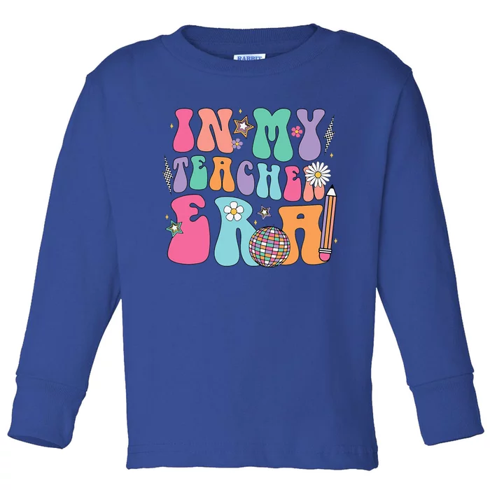 In My Teacher Era Toddler Long Sleeve Shirt