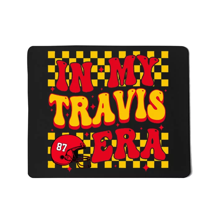 In My Travis Era Retro Groovy Retro Mousepad